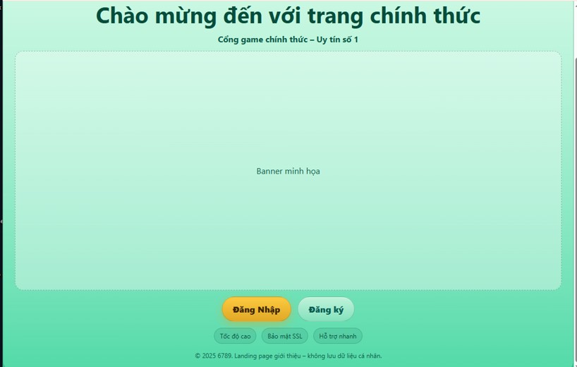 Banner cổng game